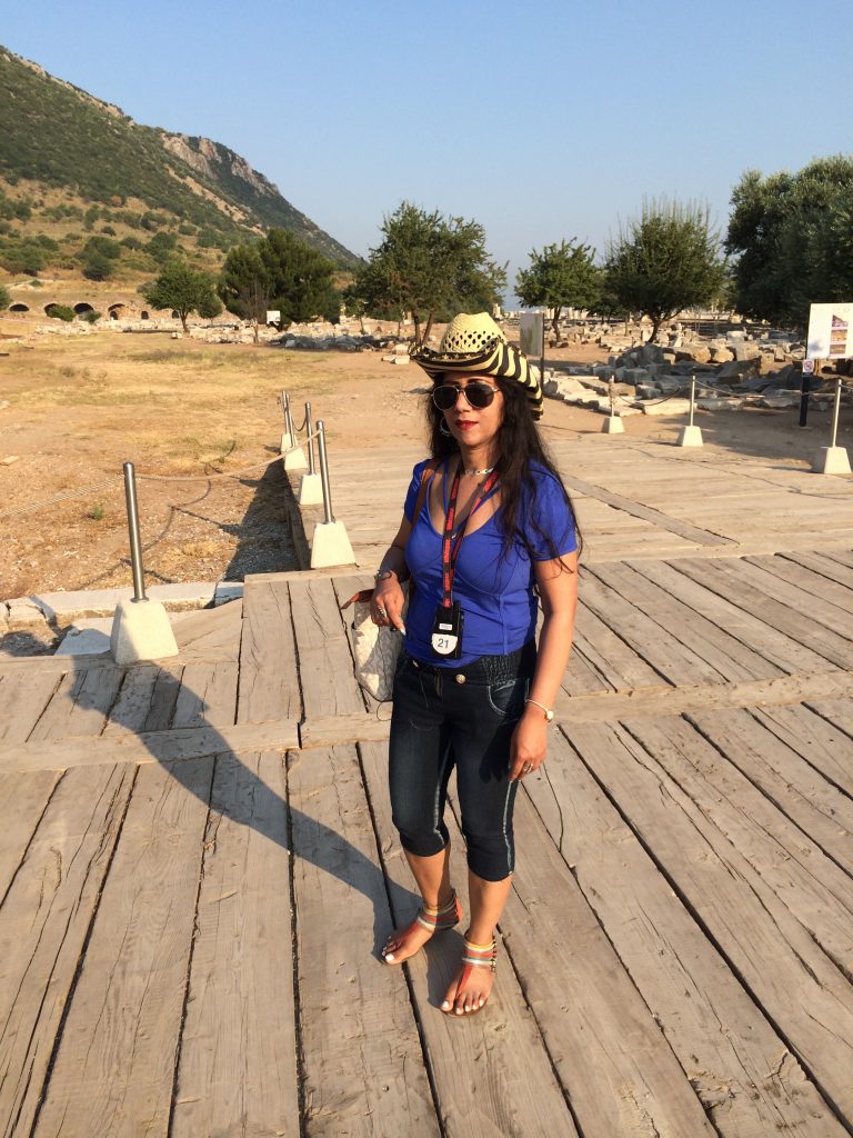 Gita Rash in Ephesus, Turkey.