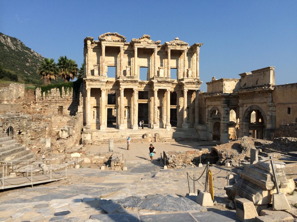 The Great Library in Ephesus, Turkey.